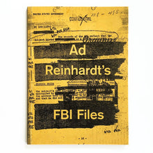 Load image into Gallery viewer, AD Reinhardt&#39;s FBI Files
