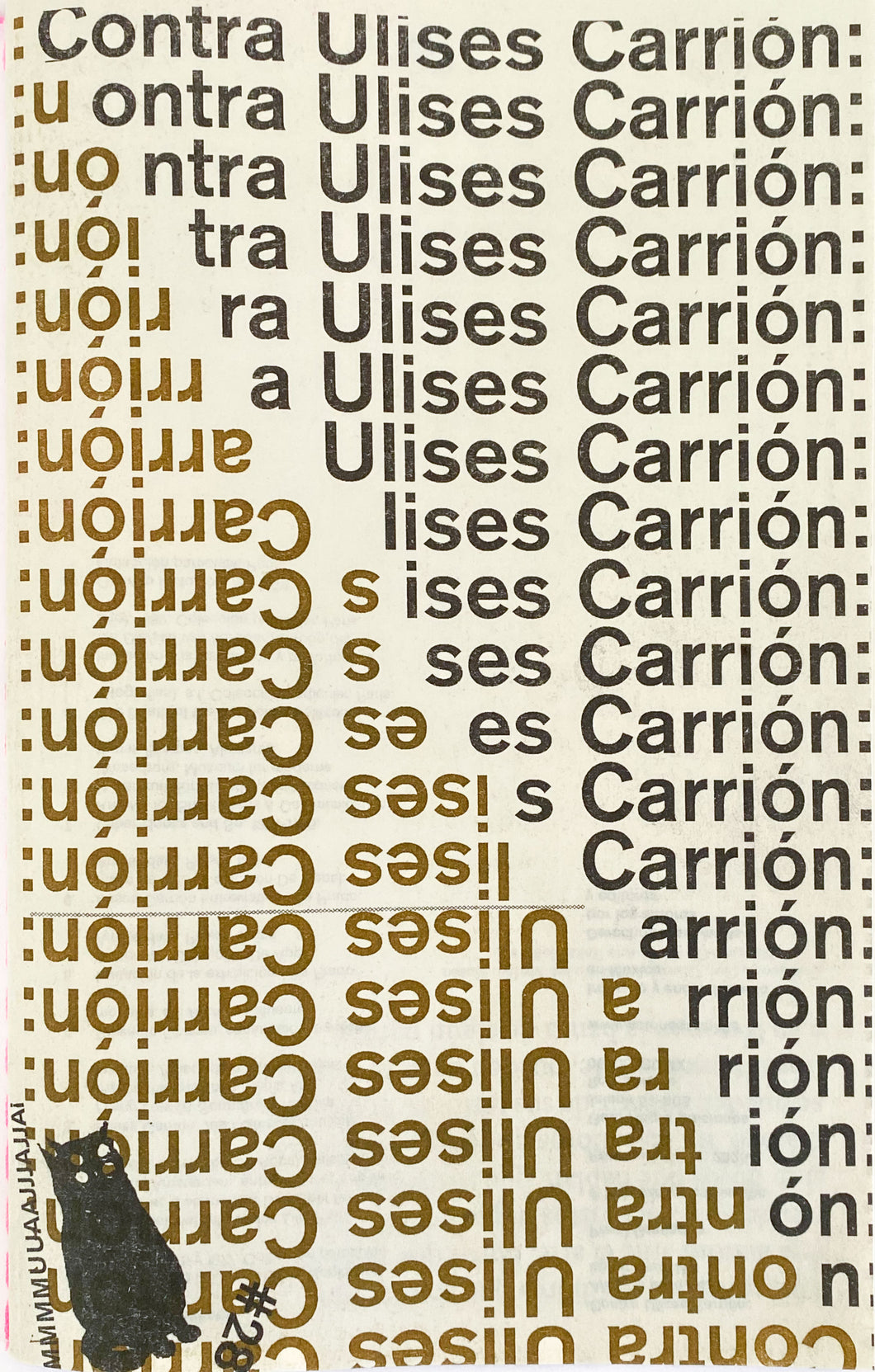 Contra Ulises Carrión