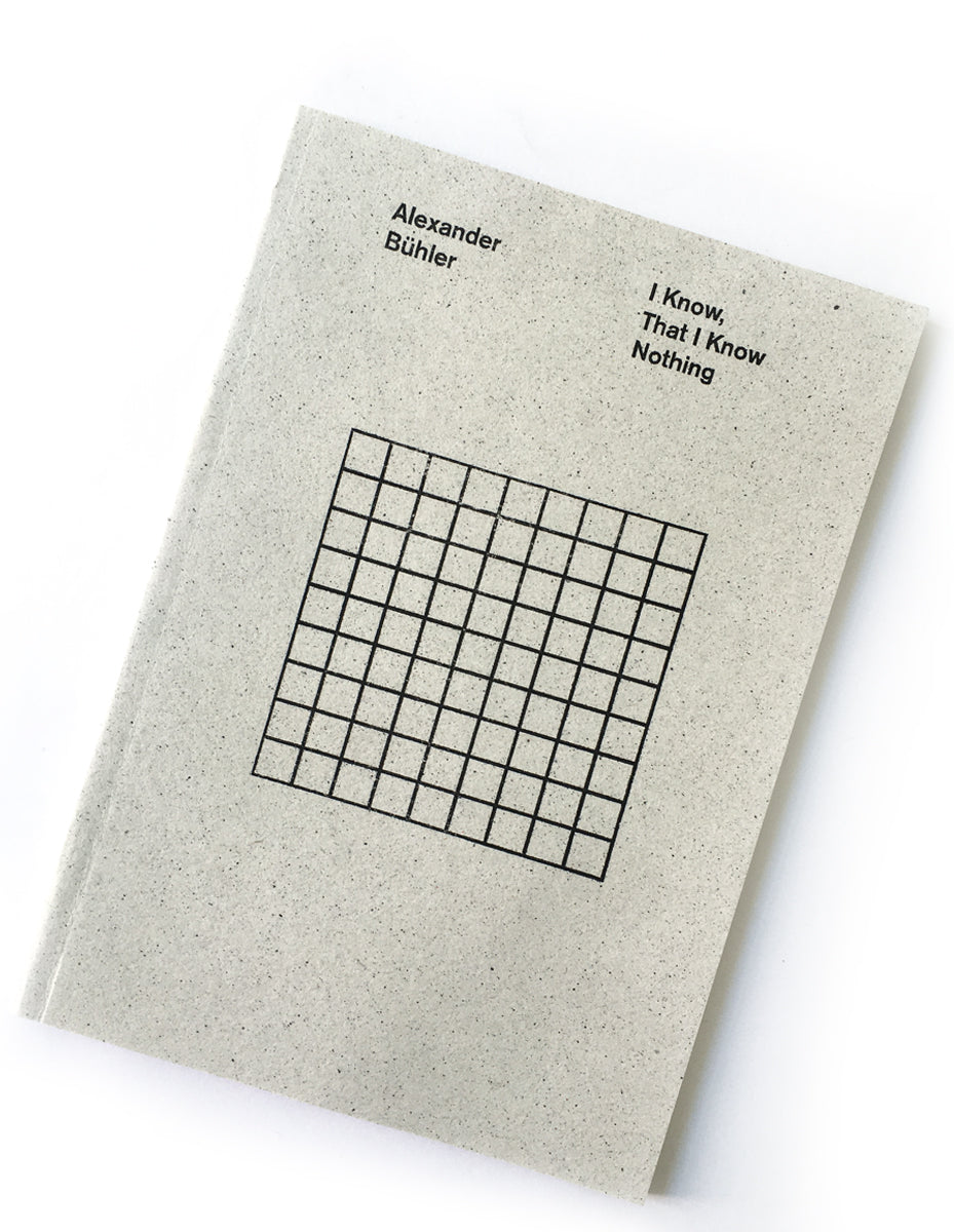 I Know, That I Know Nothing-Alexander Bühler