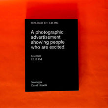 Load image into Gallery viewer, Nostalgia III -  David Horvitz
